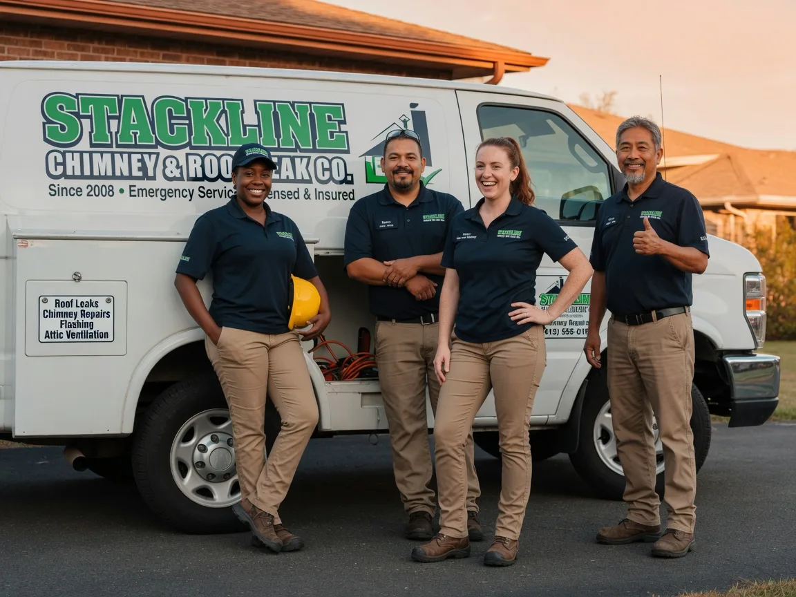 Chimney flashing repair company in Buncombe, IL